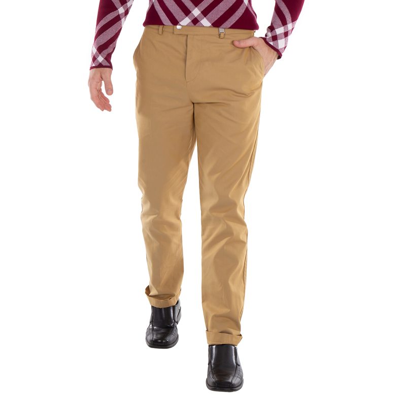 Straight-Leg Cotton Trousers_Spelt