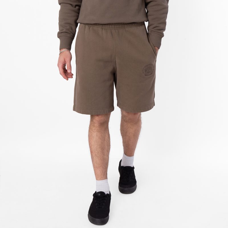 EKD Embroidered Cotton Shorts_Silt
