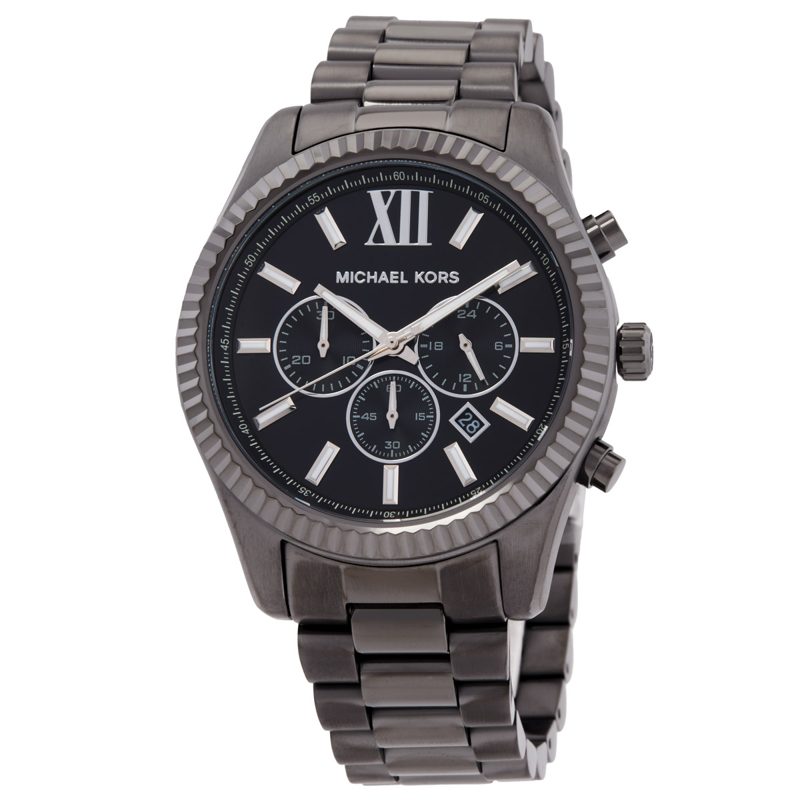 Michael Kors Oversized Lexington Chronograph Mens Watch and Bracelet Set MK9217SET
