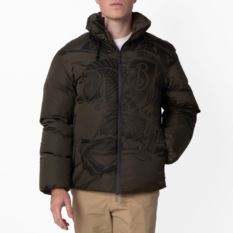 EKD Printed Puffer Jacket_Loch Ip Pattern