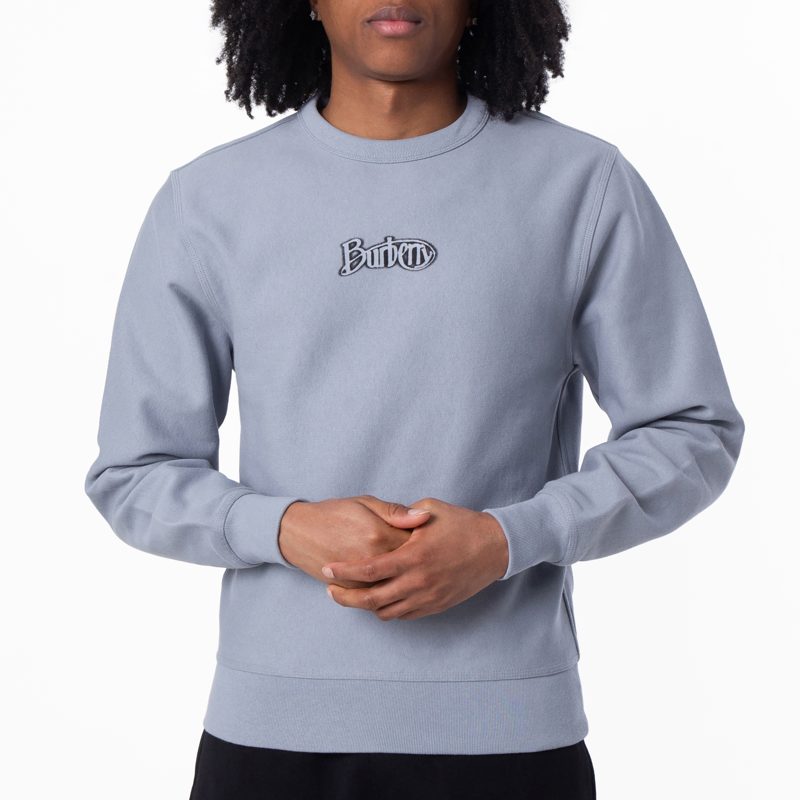 Logo Crewneck Cotton-Blend Sweatshirt_Gale