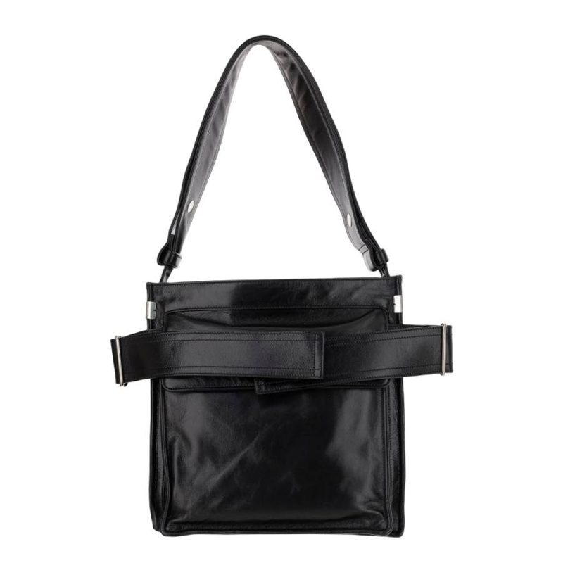 Adjustable-Strap Small Trench Tote Bag