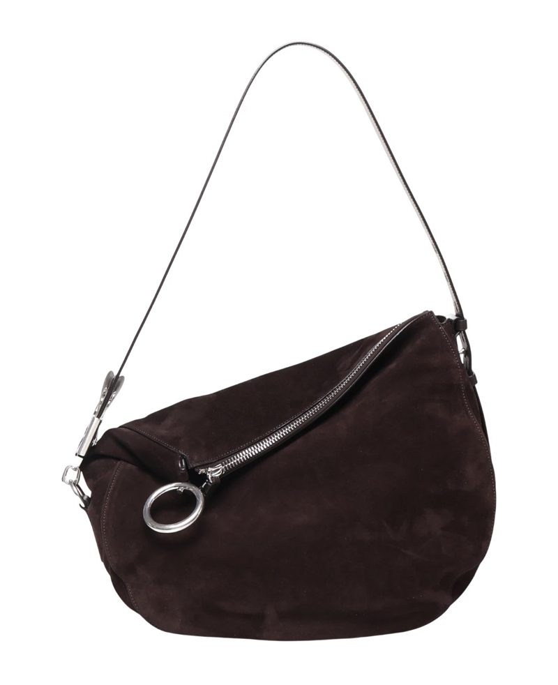 Medium Knight Calf Suede Bag