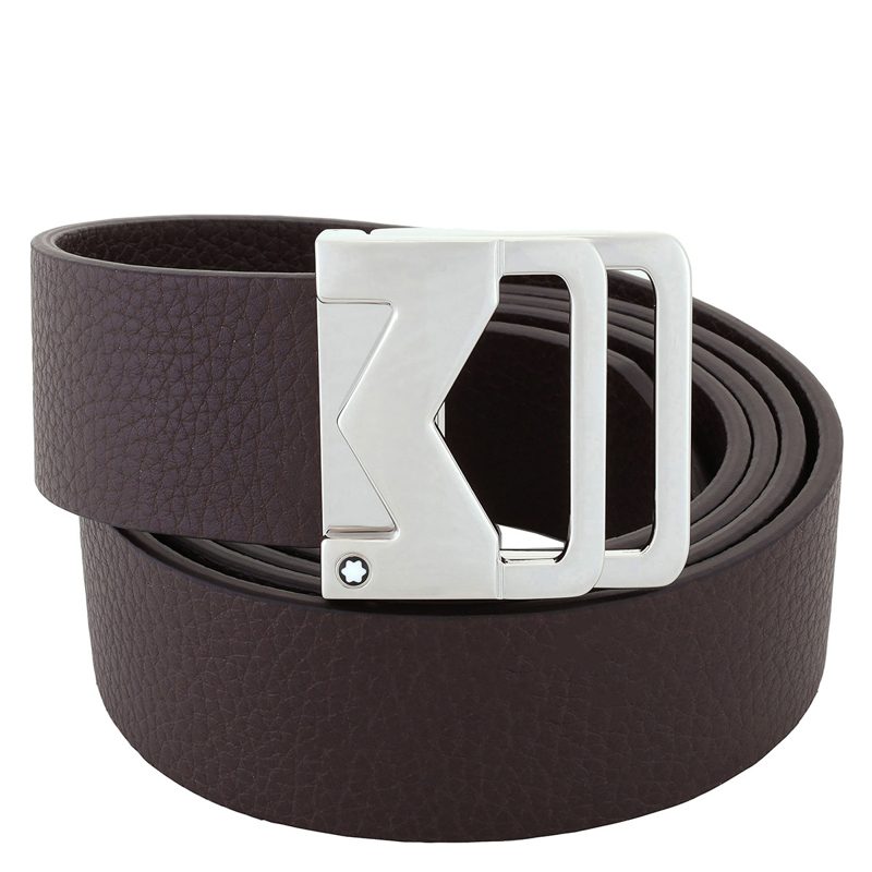 Montblanc Grainy Ebony 35mm Leather Belt