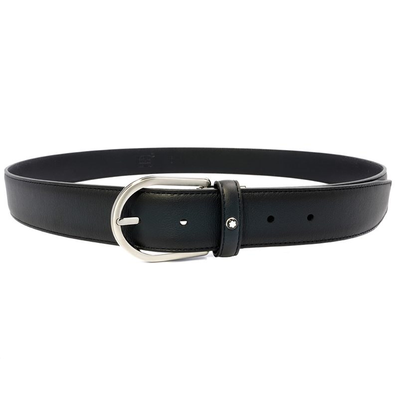 Montblanc Horseshoe Buckle 35 Leather Belt