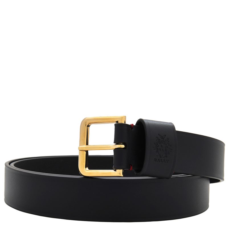 Black Leather Adjustable Belt