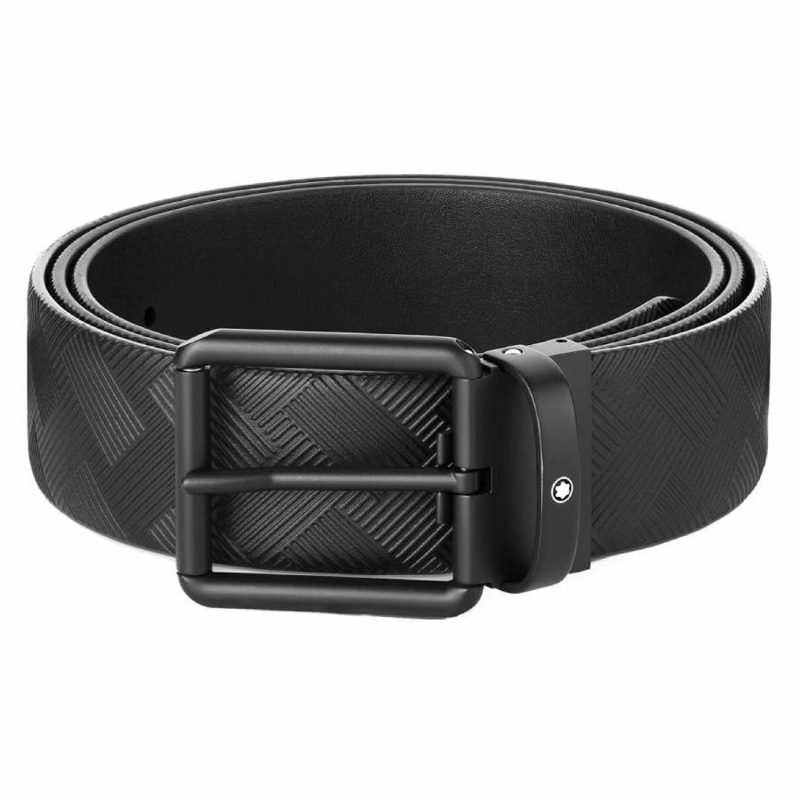 Montblanc Printed Reversible Leather Belt