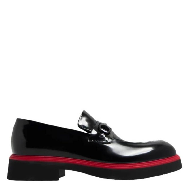 Mens Black Loafers