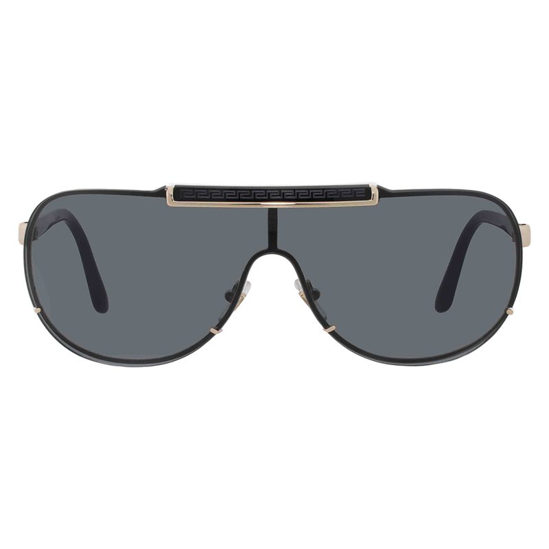 Dark Grey Shield Mens Sunglasses VE2140 100287 140