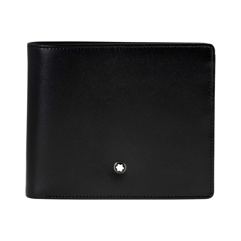 Montblanc Meisterstuck 10CC Mens Leather Wallet With Coin Case 5524_Black