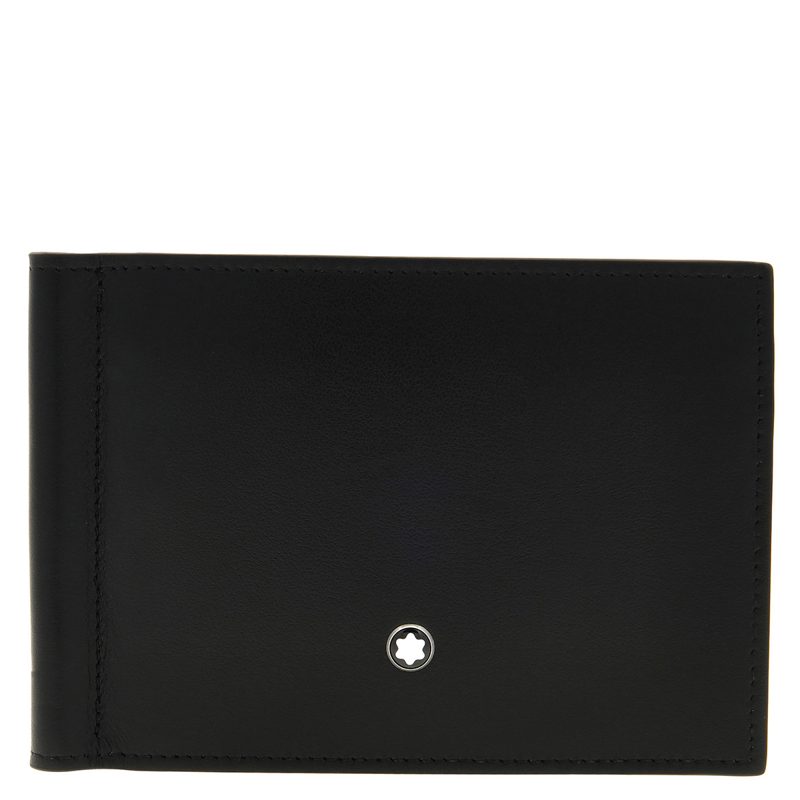 Montblanc Meisterstuck Leather Wallet With Money Clip_Black