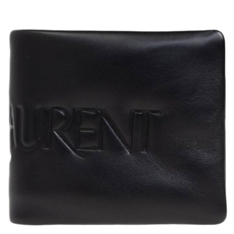 Logo EM[보스]ED Leather Wallet