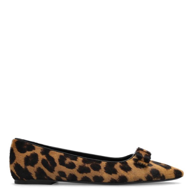 Siwar Leopard-Print Vara Ballet Flats