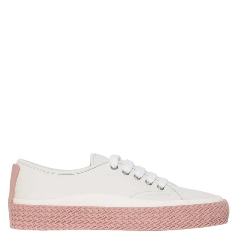 Storm Contrast Sole Leather Sneakers