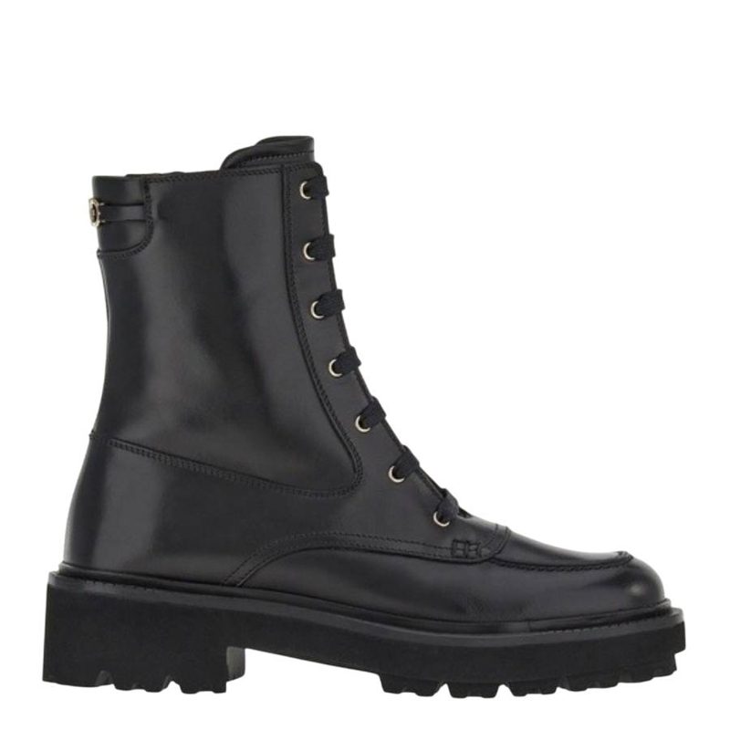 Leather Combat Boots
