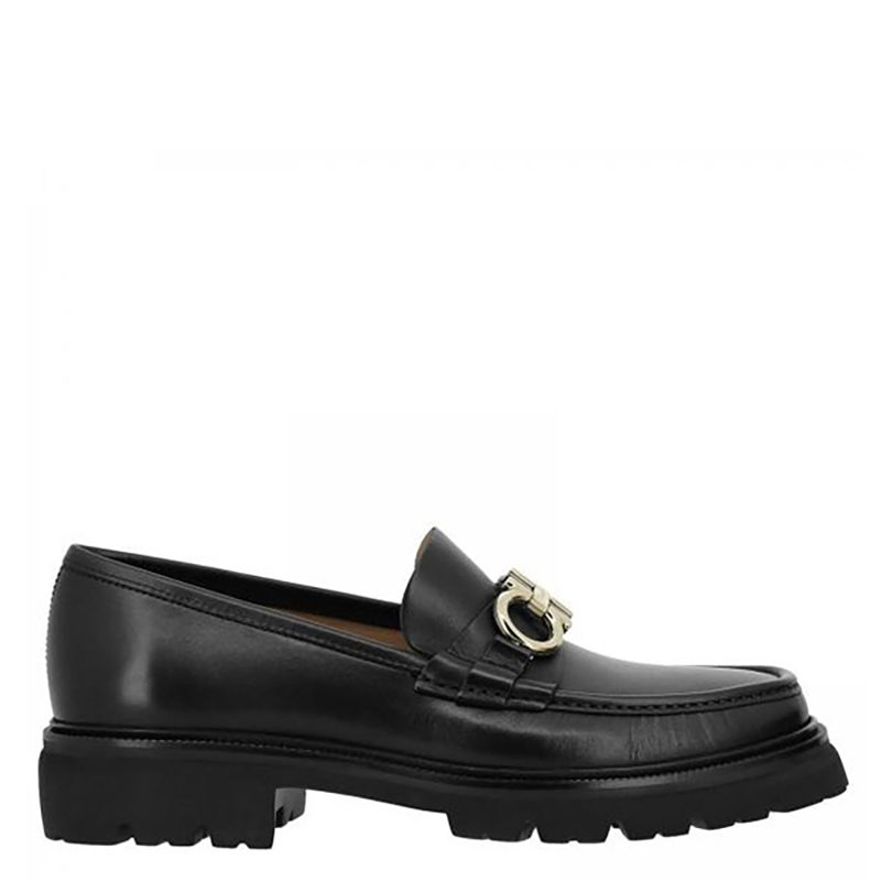 Salvatore Mens Black Bleecker Moccasins Bit Loafers