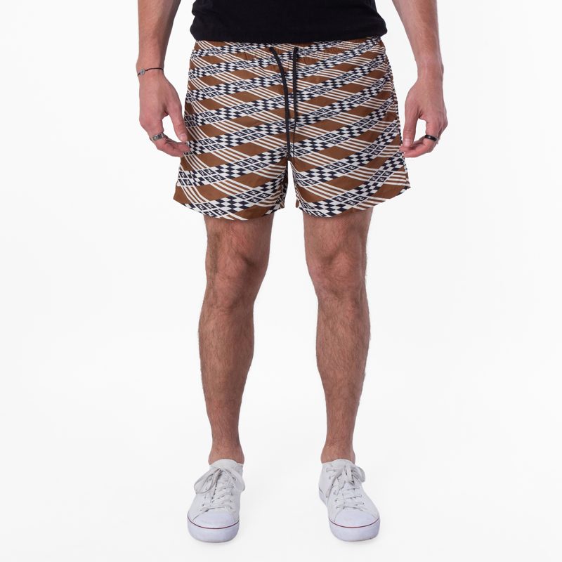 Printed Polyester Swimming Shorts