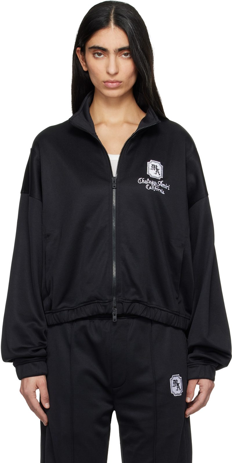 Black MA Chateau Track Jacket 261886F063005