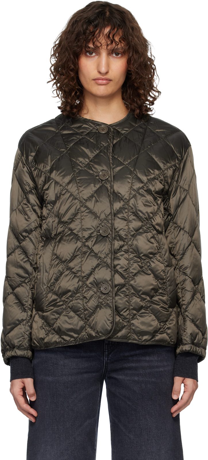 Brown Soft Jacket 261118F061001