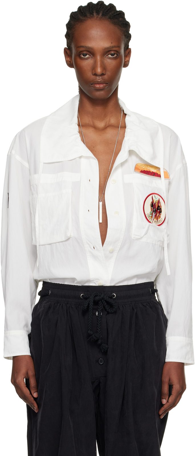White Chely Shirt 261600F109001
