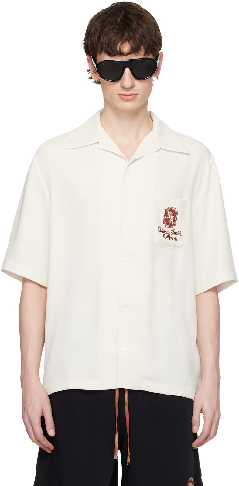 오프화이트 MA Chateau Camp Shirt 261886M192051