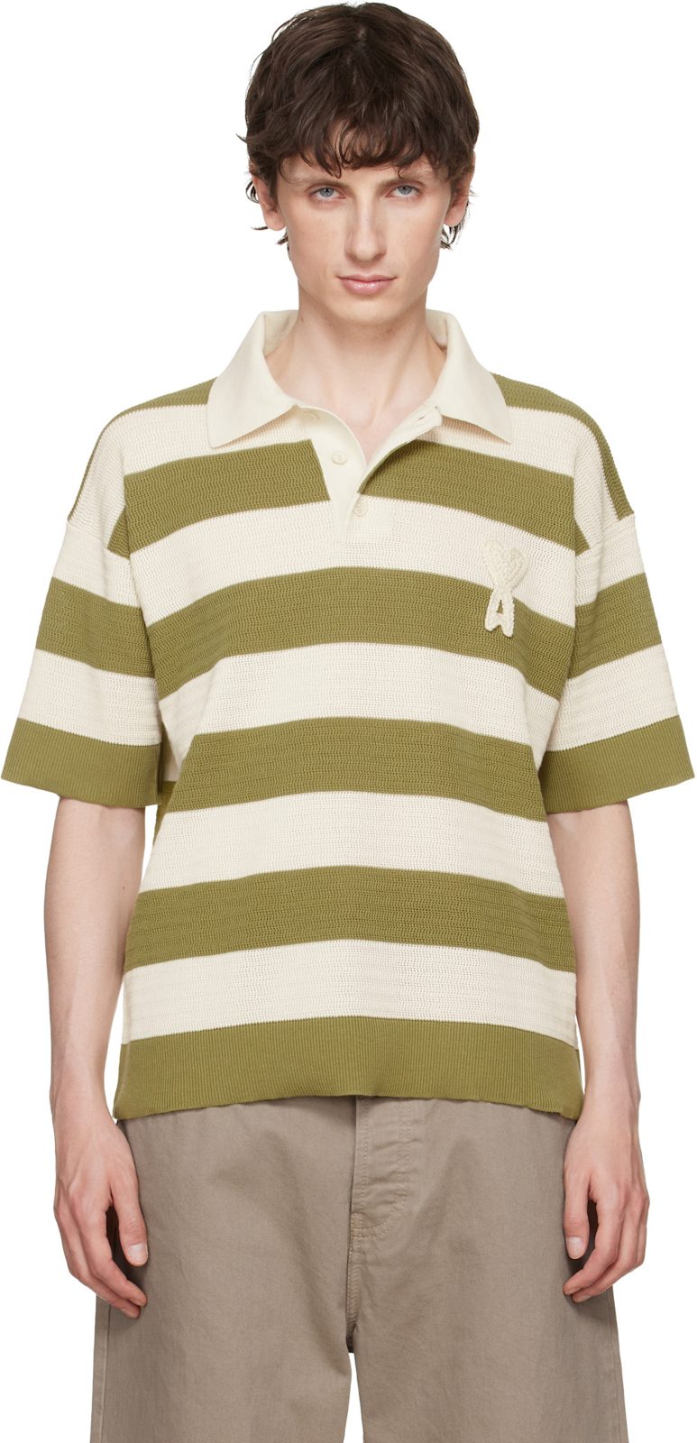 ์คํํ์ดํธ & Green Cotton Ami de Coeur Polo 261482M212017