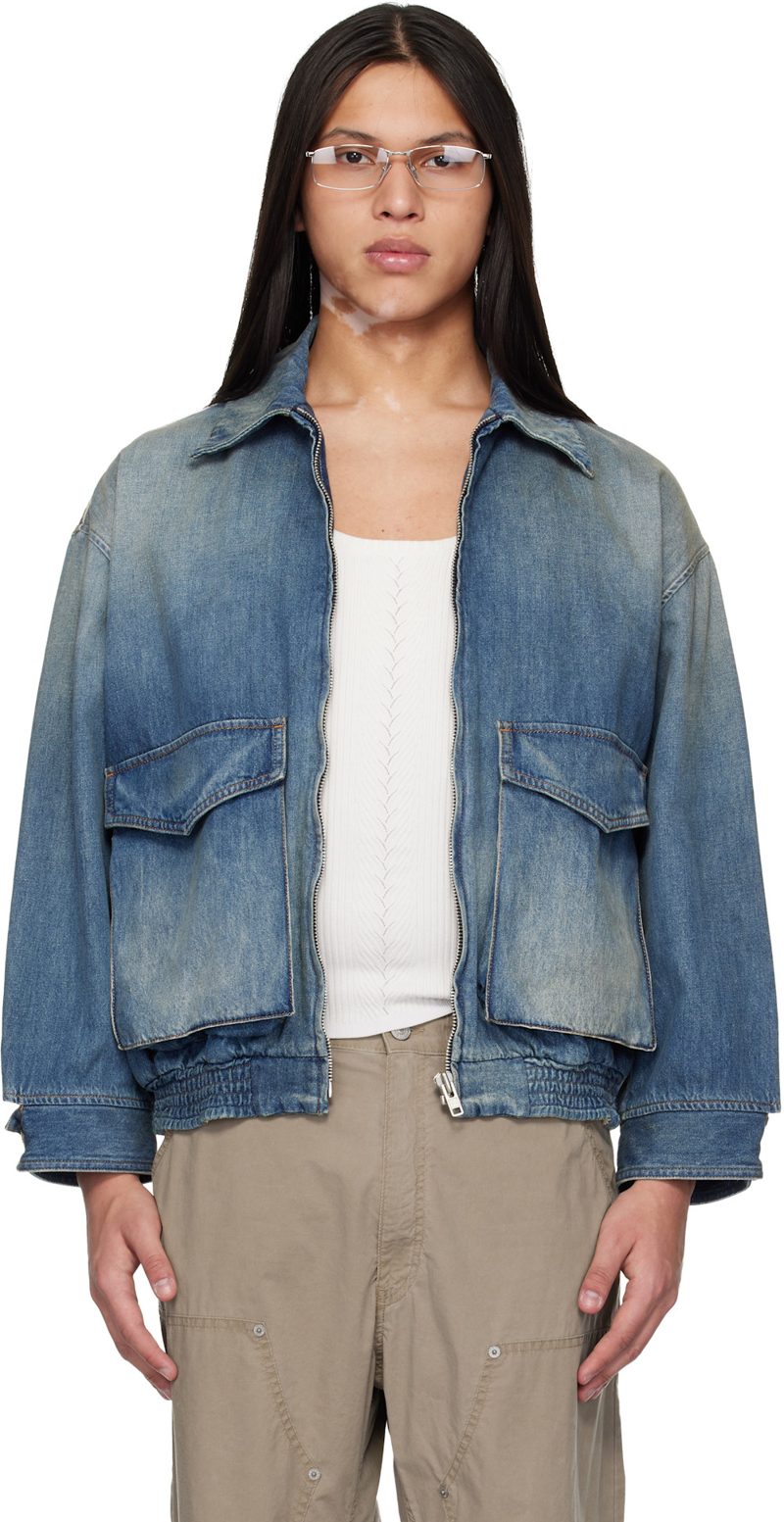 Blue Denim Sports Jacket 261188M177002
