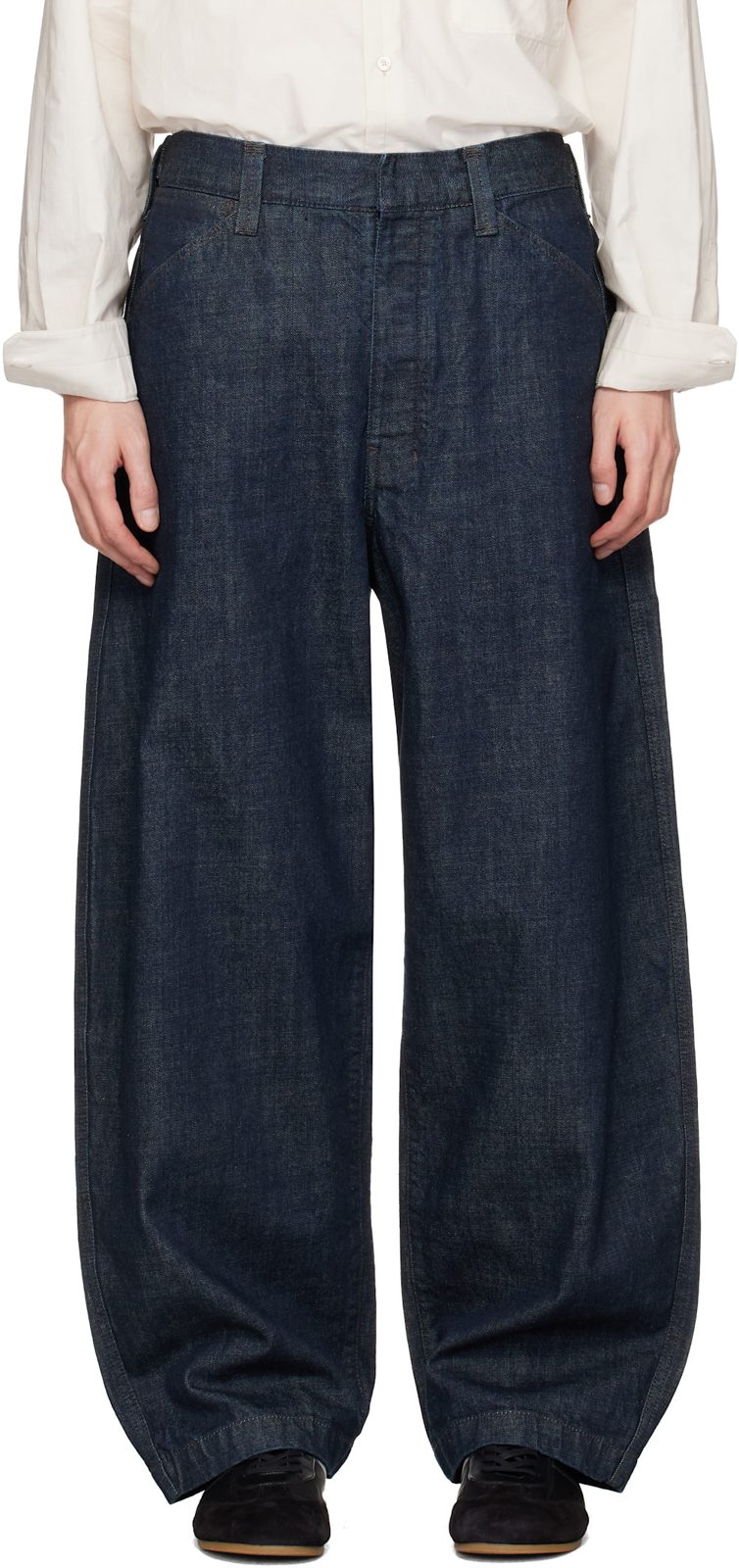 Blue Maxi Workwear Jeans 261646M186005