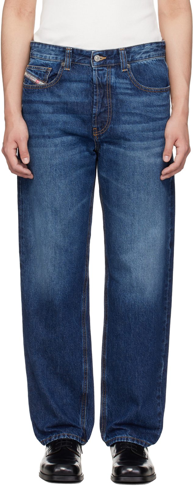 Blue Regular Waist 2024 D-Macs Jeans 261001M186004
