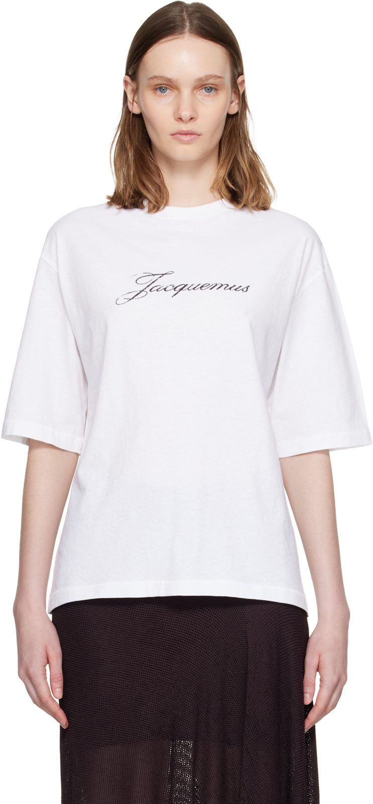 White The [자크뮈스] T-shirt 262553F110002