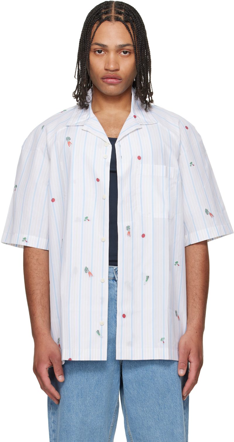 White The Romarin Short-Sleeve Shirt 261553M192007