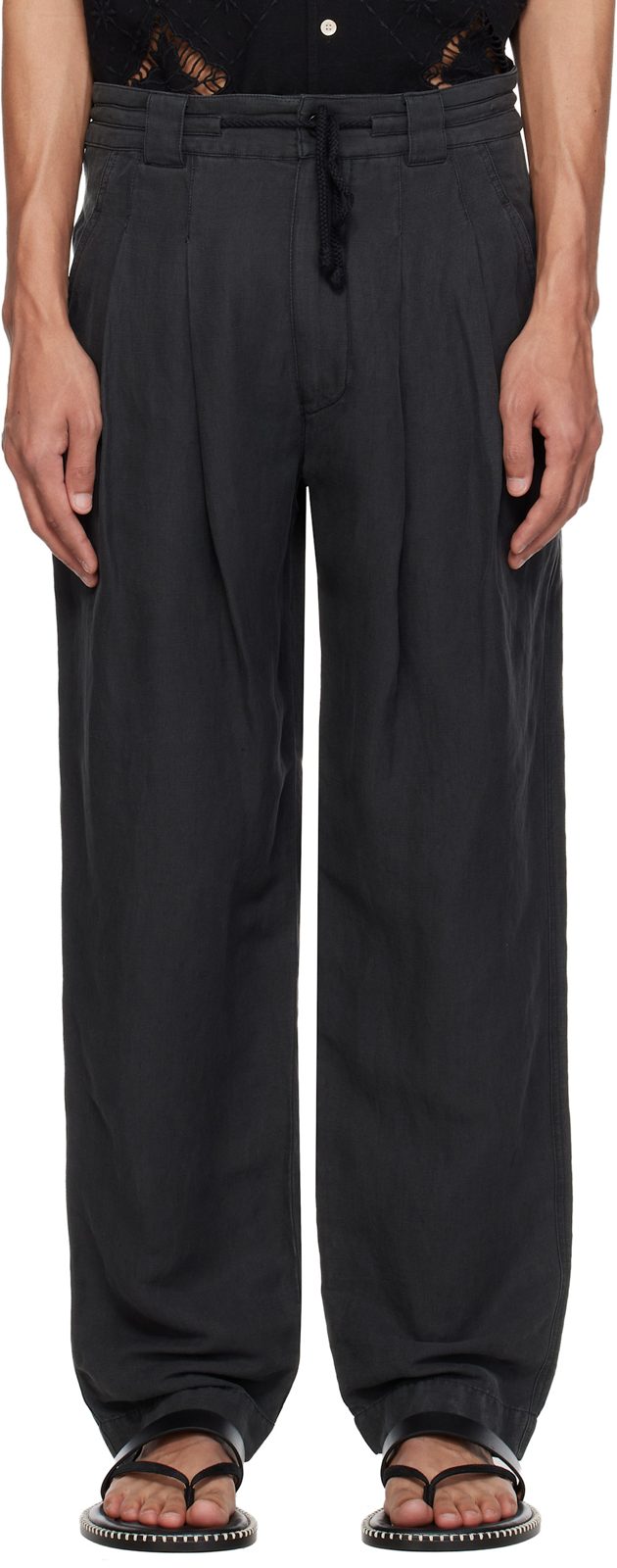 Black Sirius Trousers 261600M191019