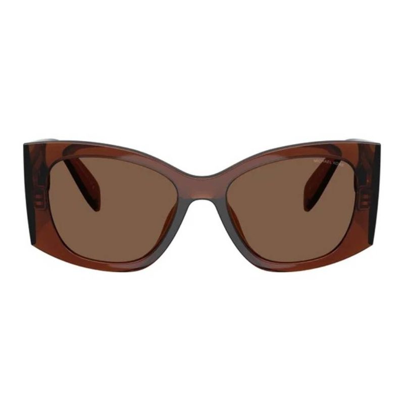Michael Kors Costa Blanca Brown Cat Eye Ladies Sunglasses MK2244U 402173 53