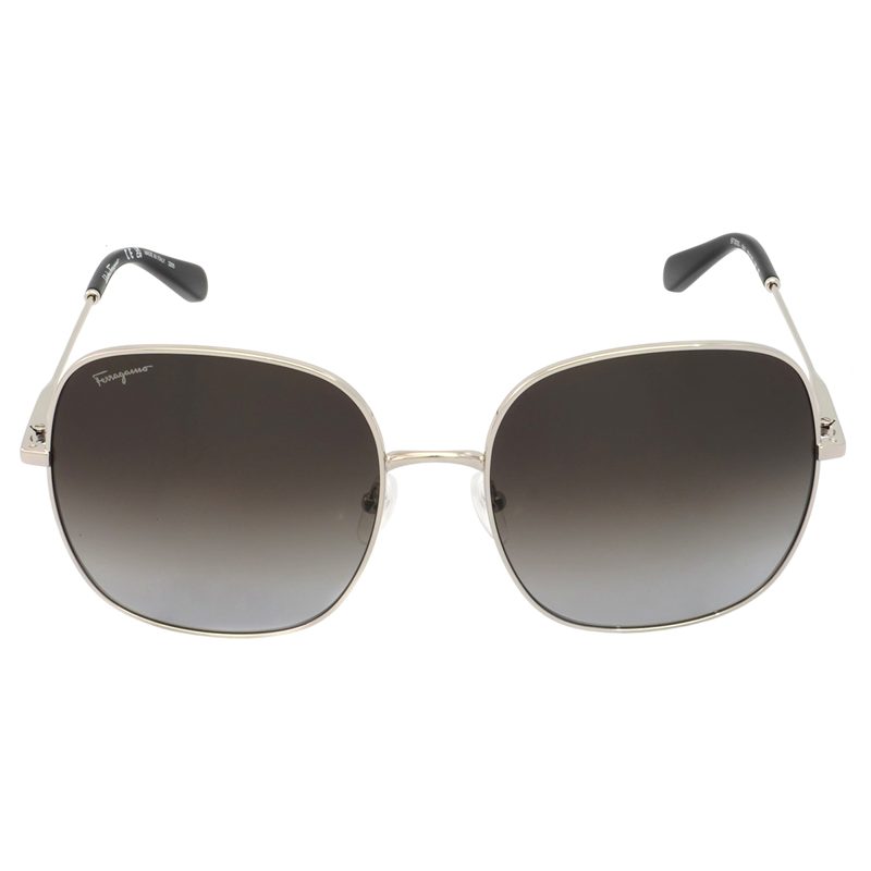 Salvatore Grey Gradient Square Ladies Sunglasses SF300S 041 59
