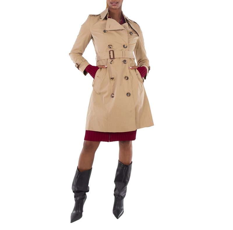 Mid-length Chelsea Heritage Trench Coat In Honey_Honey