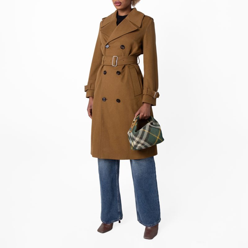 Womens Belted Cashmere Trench Coat_Shrew