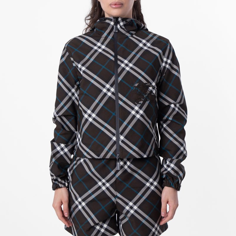 Reversible Cropped Check Jacket_Snug Ip Check