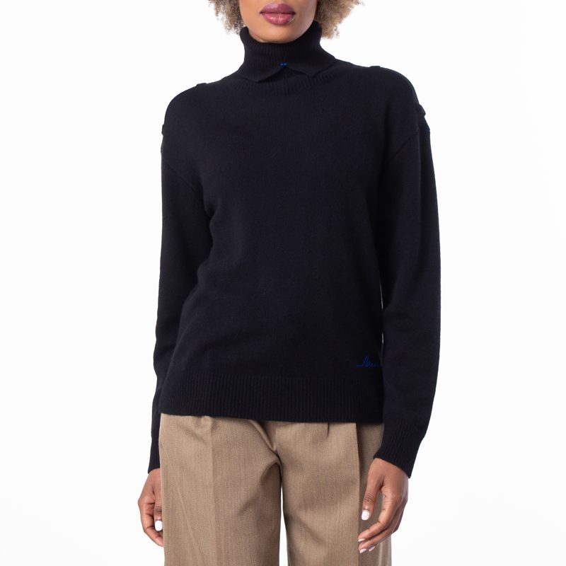 Cashmere Turtleneck Sweater_Black