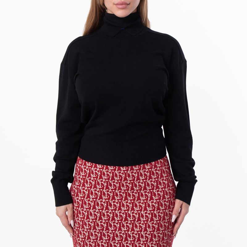 EKD Wool Rollneck Sweater_Black