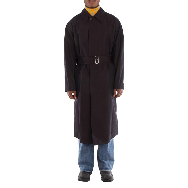 Zam Single-Breasted Trench Coat_Tortoise