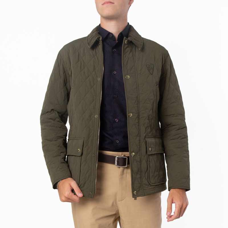 Quilted Nylon Barn Jacket_Loch/Linden Ip Check