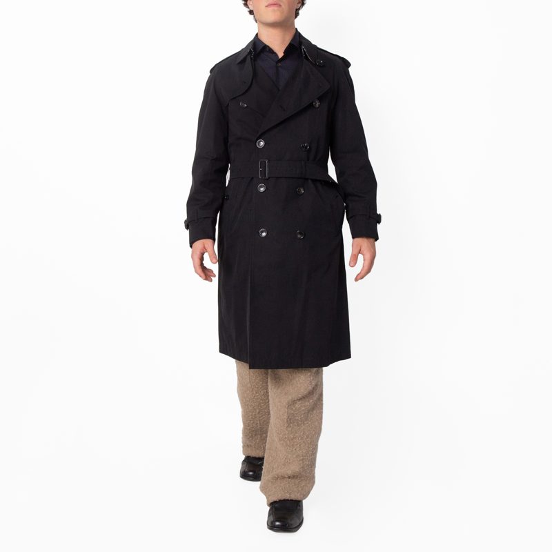 Mens Westminster Heritage Trench Coat_Black