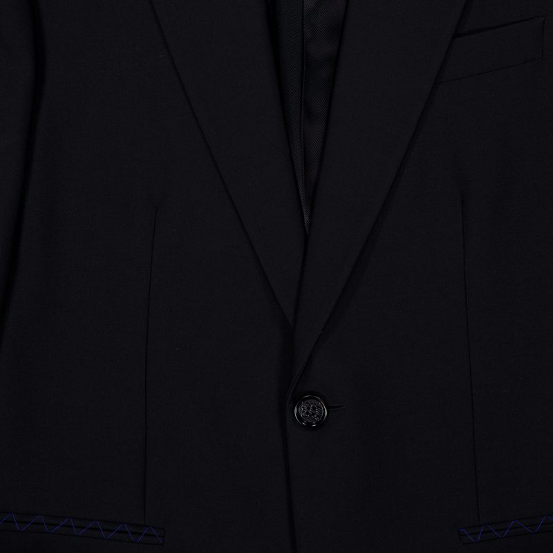 Single-Breasted Tailored Wool Blazer_Black
