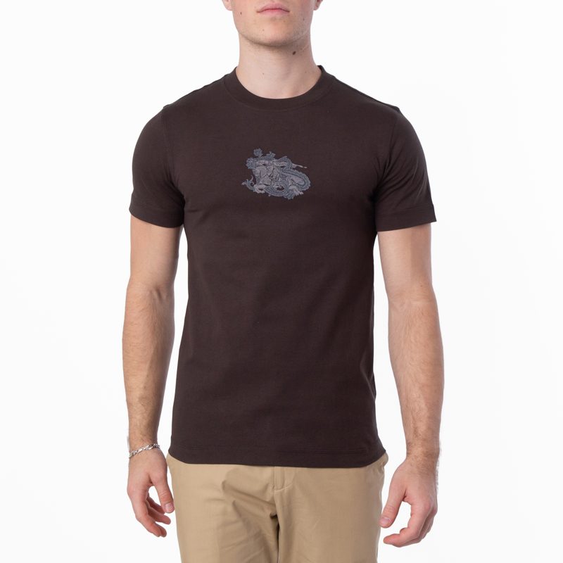 Paisley EKD Cotton Jersey T-Shirt_Shadow