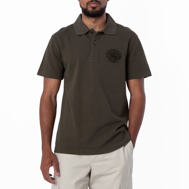 EKD Embroidered Cotton Polo Shirt_Loch
