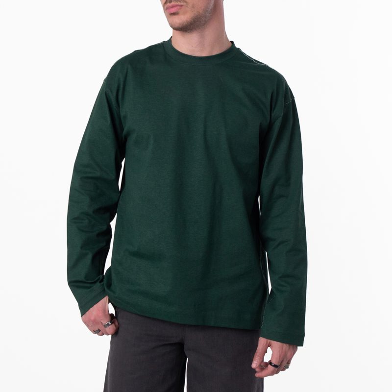 Striped EKD Long-Sleeved T-Shirt_Ivy