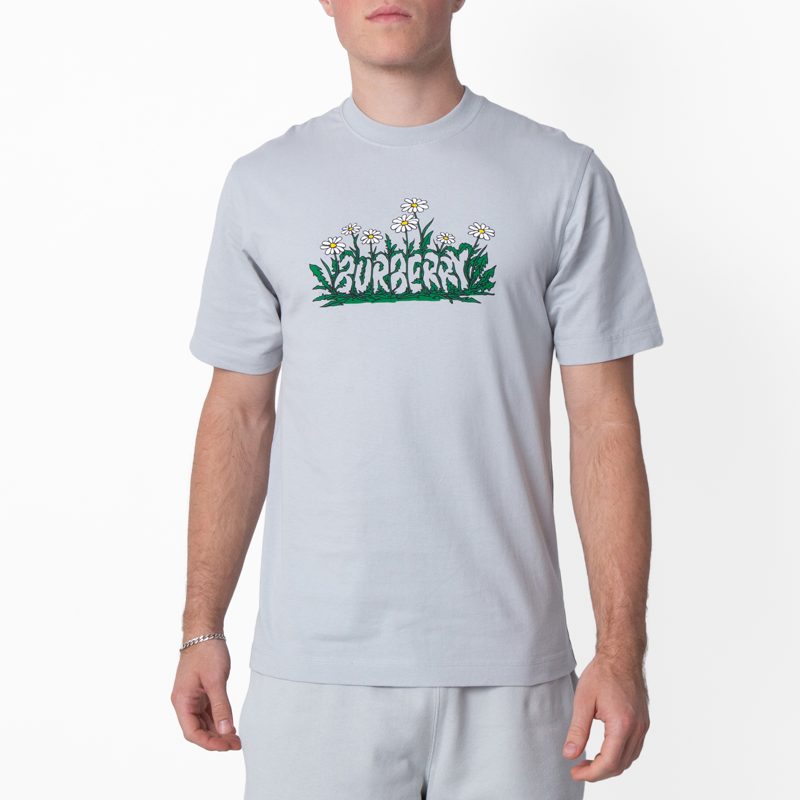 Daisy Logo Print Cotton T Shirt_Winter