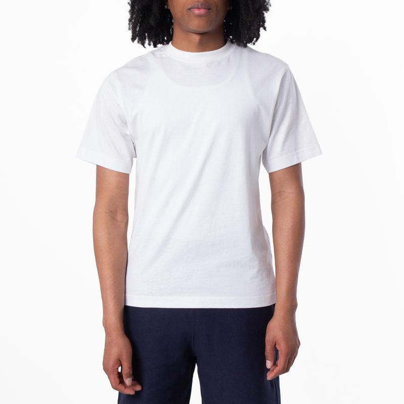 Crystal Strawberry Embroidered Cotton T-Shirt_White