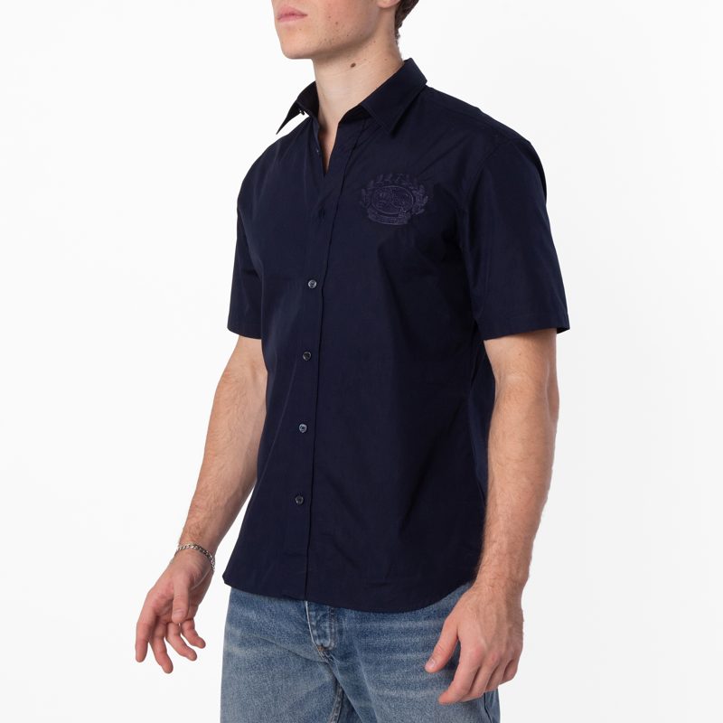 EKD Short-Sleeved Cotton Shirt_Storm