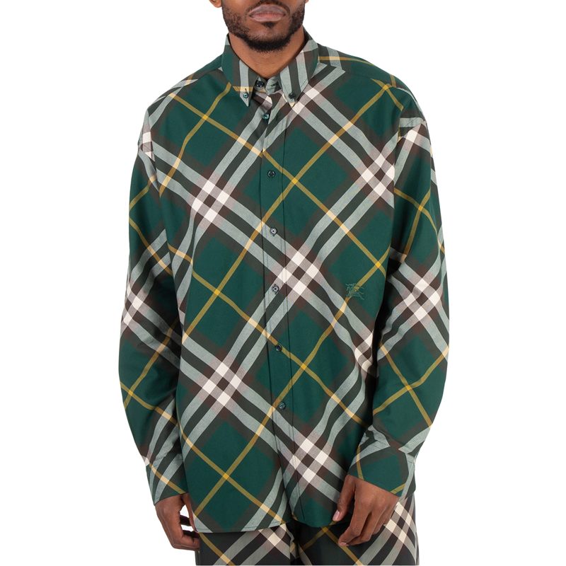 Ekd-Embroidered Check Cotton Shirt_Ivy Ip Check